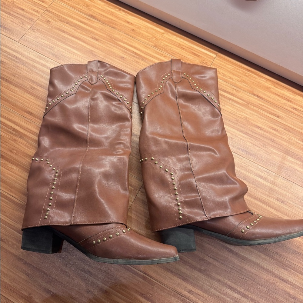 Brown Western Cowboy Boots for women size 7